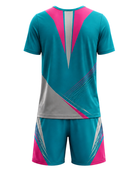 Custom Track & Field Uniform – Teal Team Set, Wholesale, Low MOQ, Bulk Sportswear