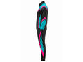 Custom Black Teal Cheer Warm Up Set – Jacket & Pants for Wholesale Teams