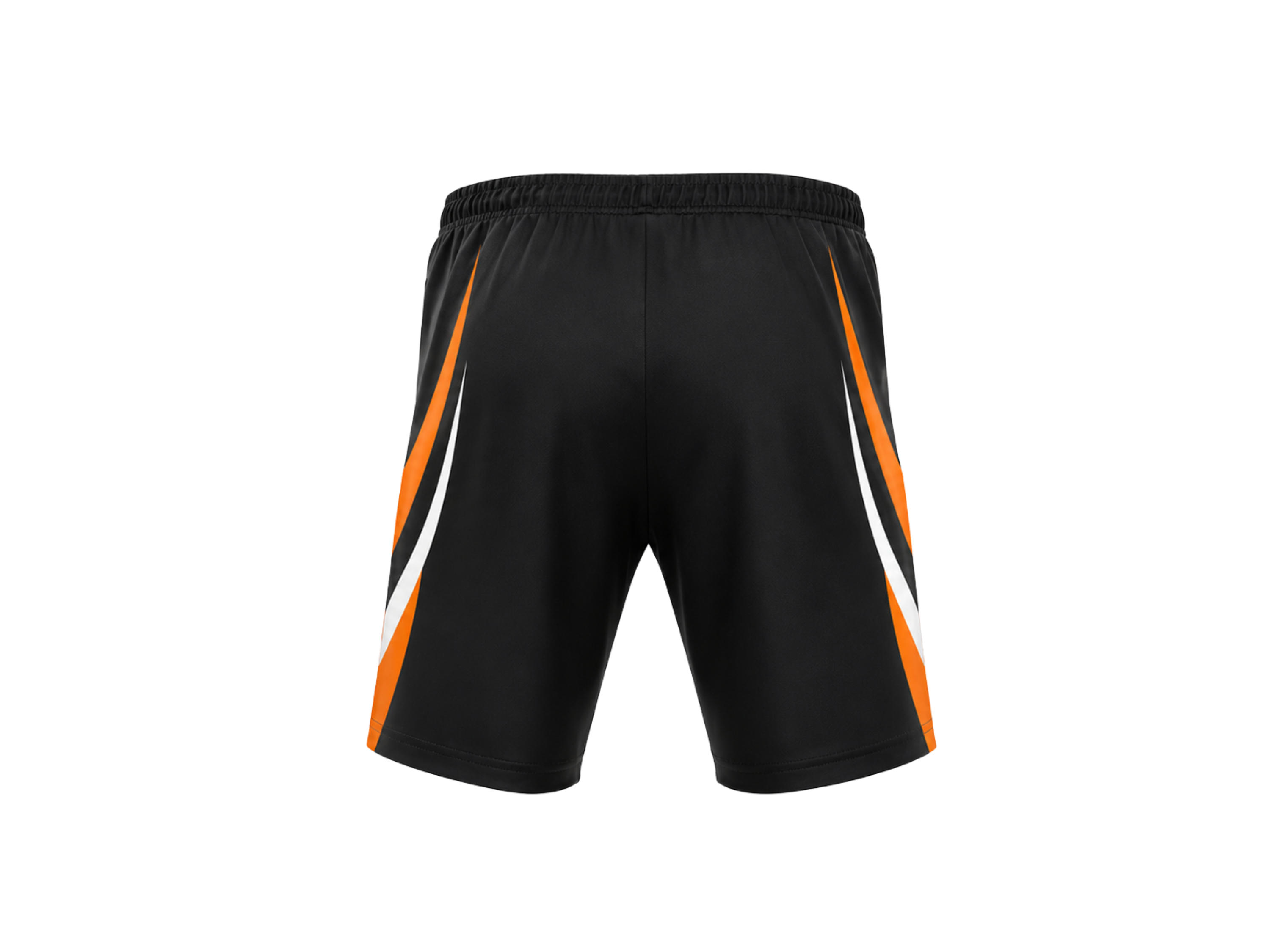 Custom Handball Shorts Black & Orange, Wholesale, Low MOQ, Bulk Sportswear