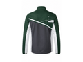 Custom Golf Rain Jacket | Wholesale Golf Club Windbreaker Jacket | Forest Green Charcoal White | Apparels Bridge