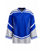 Custom Blue Goalie Hockey Jersey – Wholesale Team Jersey for Clubs