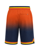 Orange/Navy Gradient Basketball Shorts – Wholesale Bulk Team Kit, Low MOQ, B2B Performance Apparel