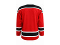 Custom Practice Ice Hockey Jersey – Red Black White Sublimated Team Jersey for Wholesale Orders