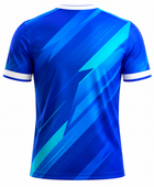 Custom Blue Soccer Fanwear Jersey | Wholesale Team Store Fundraising Shirt