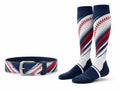 Custom Navy Softball Belt and Socks Set – Wholesale Team Uniform Accessories