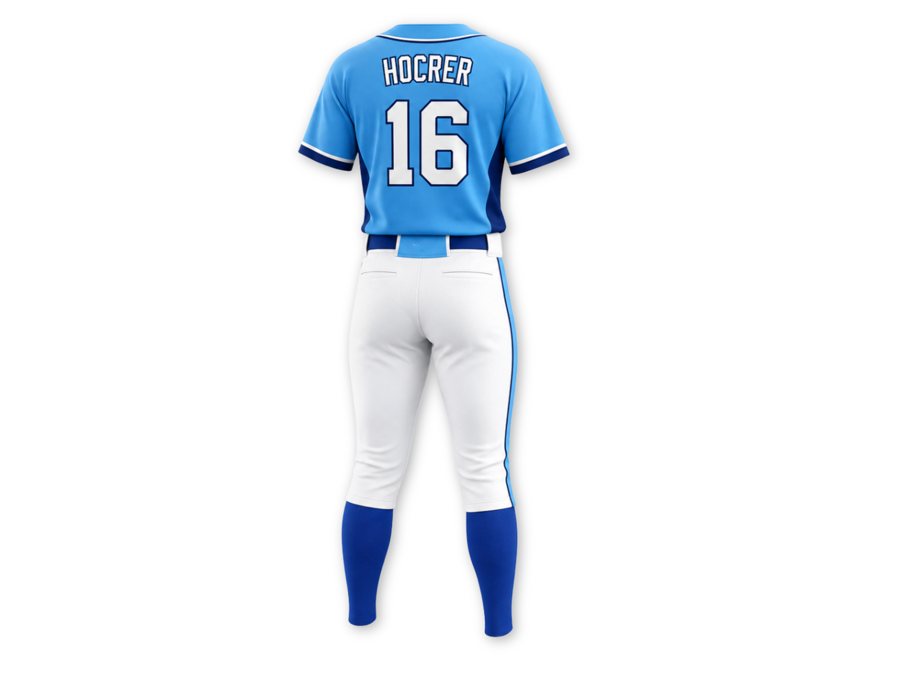 Custom Blue Softball Uniform Set – Home & Away Jersey and Pants for Wholesale Teams