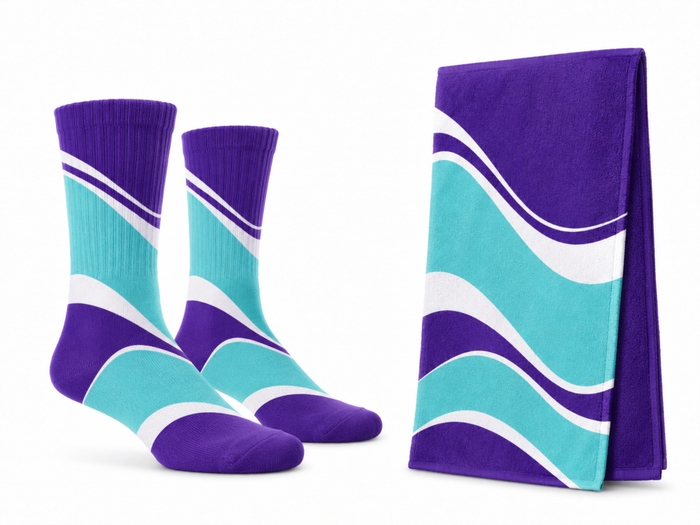 Court Sock & Towel Set
