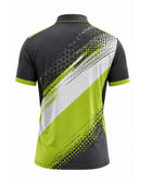Green, White & Lime Padel Jersey – Team Performance Sportswear, Wholesale Bulk, Low MOQ