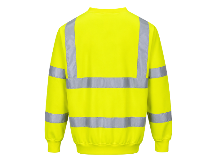 Railway Hi-Vis Sweatshirt Yellow | B2B Low MOQ Railway Workwear Manufacturer