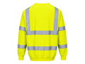 Railway Hi-Vis Sweatshirt Yellow | B2B Low MOQ Railway Workwear Manufacturer