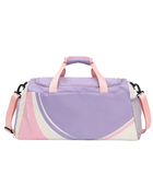 Custom Training and Lifestyle Duffle Bag | Wholesale Gym Team Bag | Lavender Pink White | Apparels Bridge