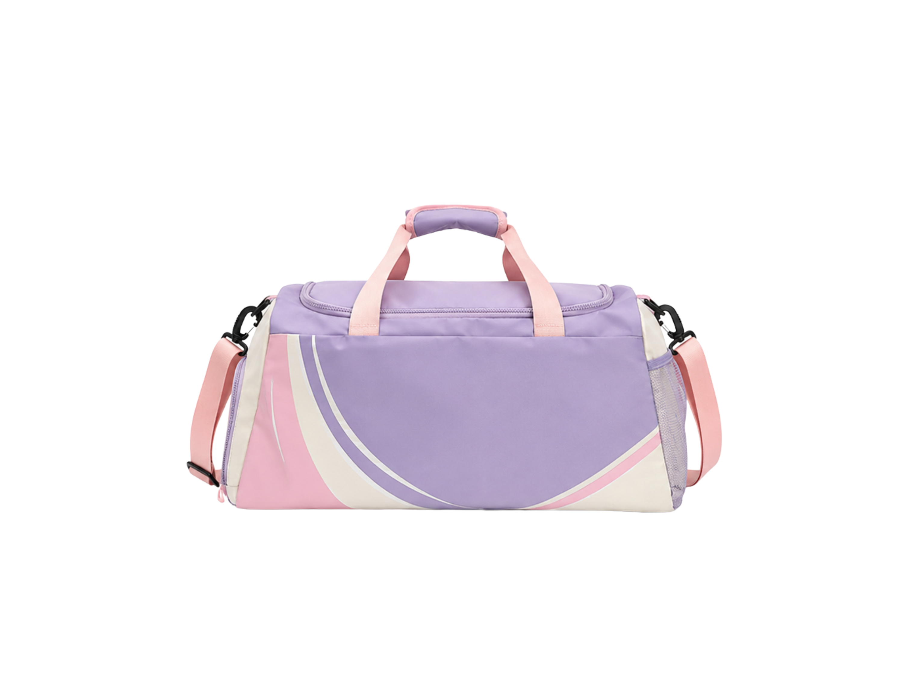 Custom Training Lifestyle Duffle Bag B2B Gym Team Bag Pink White Low MOQ
