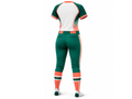 Green/White/Orange Softball Uniform – Wholesale Bulk Team Kit, Low MOQ, B2B Performance Apparel