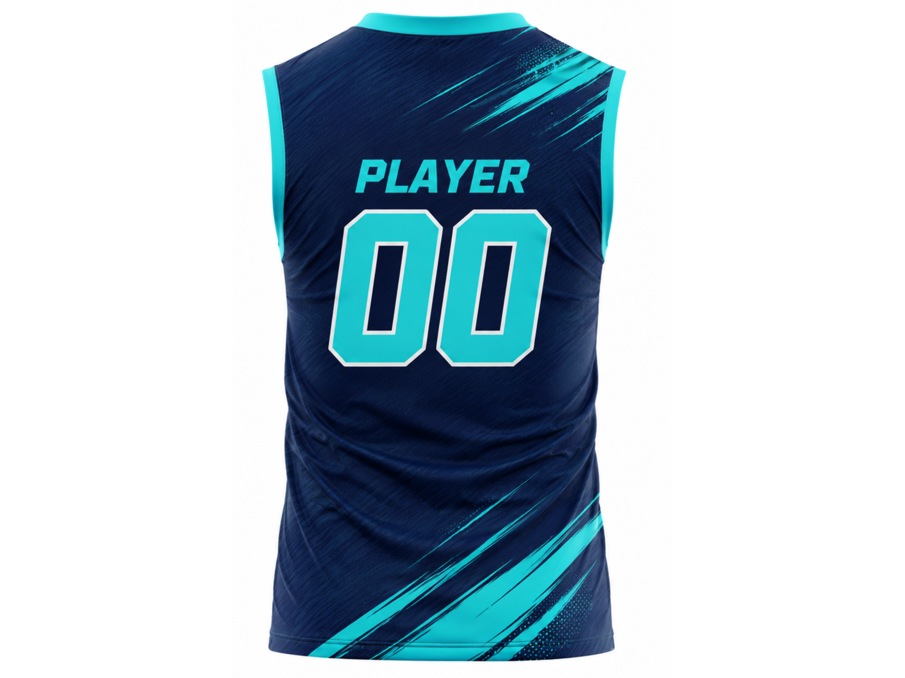 Custom Navy Flag Football Practice Jersey – Sleeveless Sublimated Team Jersey