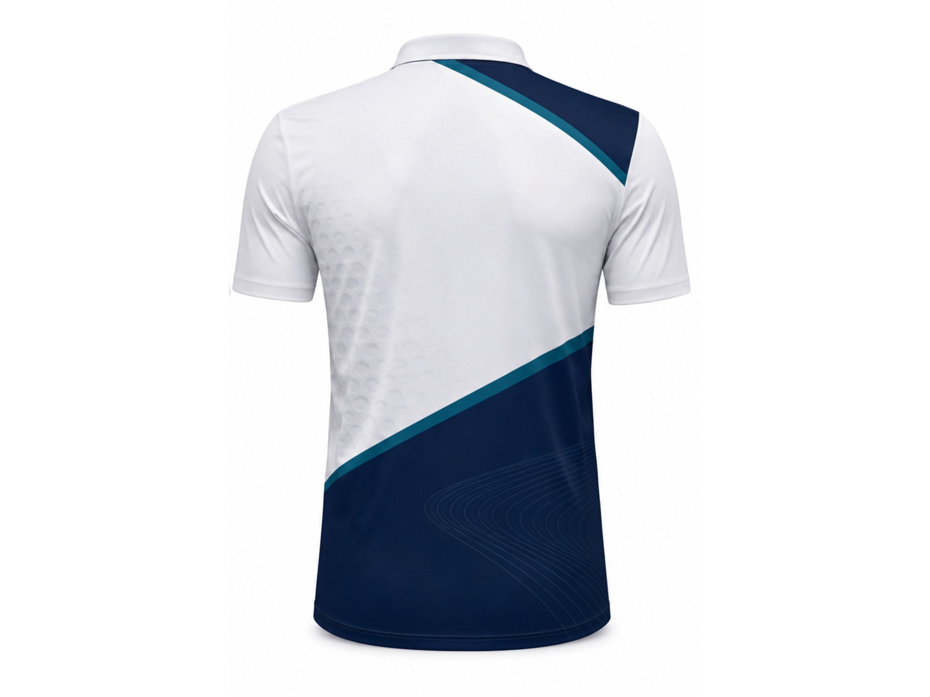 Wholesale Golf Polo Shirt B2B Golf Club Polo White Navy