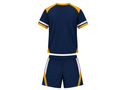 Custom Navy & Yellow Dart Uniform Team Set Wholesale, Low MOQ, Personalized Name & Number