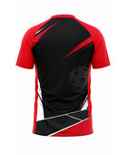 Custom Pickleball Jersey | Wholesale Pickleball Team Shirt | Black Red | Apparels Bridge