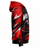 Custom Wrestling Hoodie | Wholesale Wrestling Team Hoodie | Red Black White | Apparels Bridge