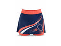 Custom Pickleball Skort | Wholesale Pickleball Team Skirt | Navy Coral White | Apparels Bridge