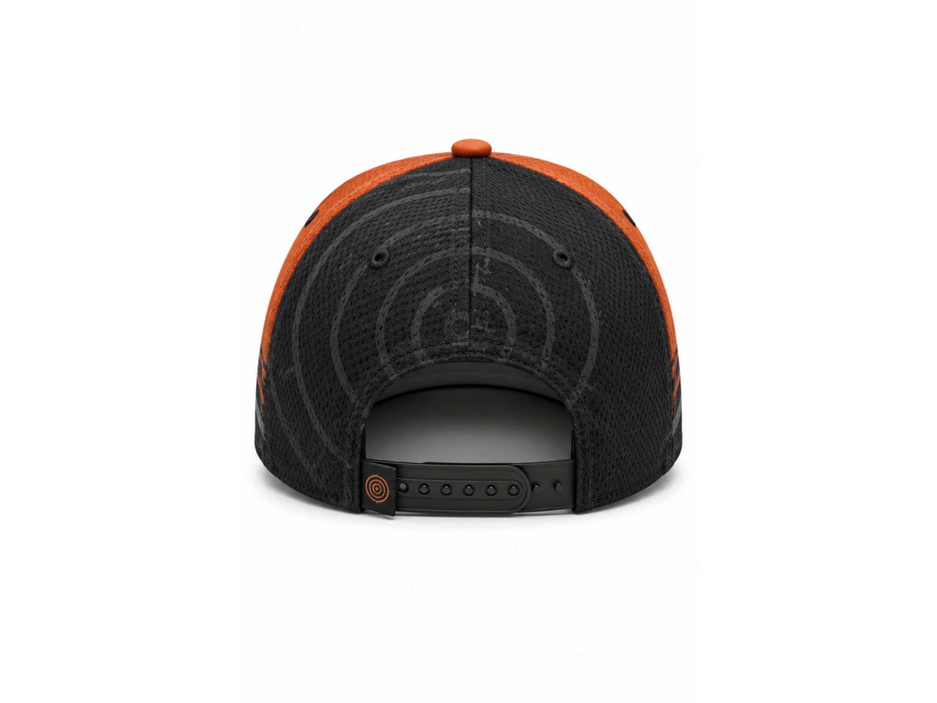 Axe Throwing Cap – Black Orange Target Design Custom Team Hat | Wholesale