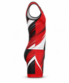 Custom Wrestling Singlet | Wholesale Two Piece Wrestling Uniform | Red Black White | Apparels Bridge