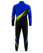 Custom Pickleball Warm-Up Set | Wholesale Pickleball Team Jacket and Pants | Royal Blue Black Lime Green | Apparels Bridge