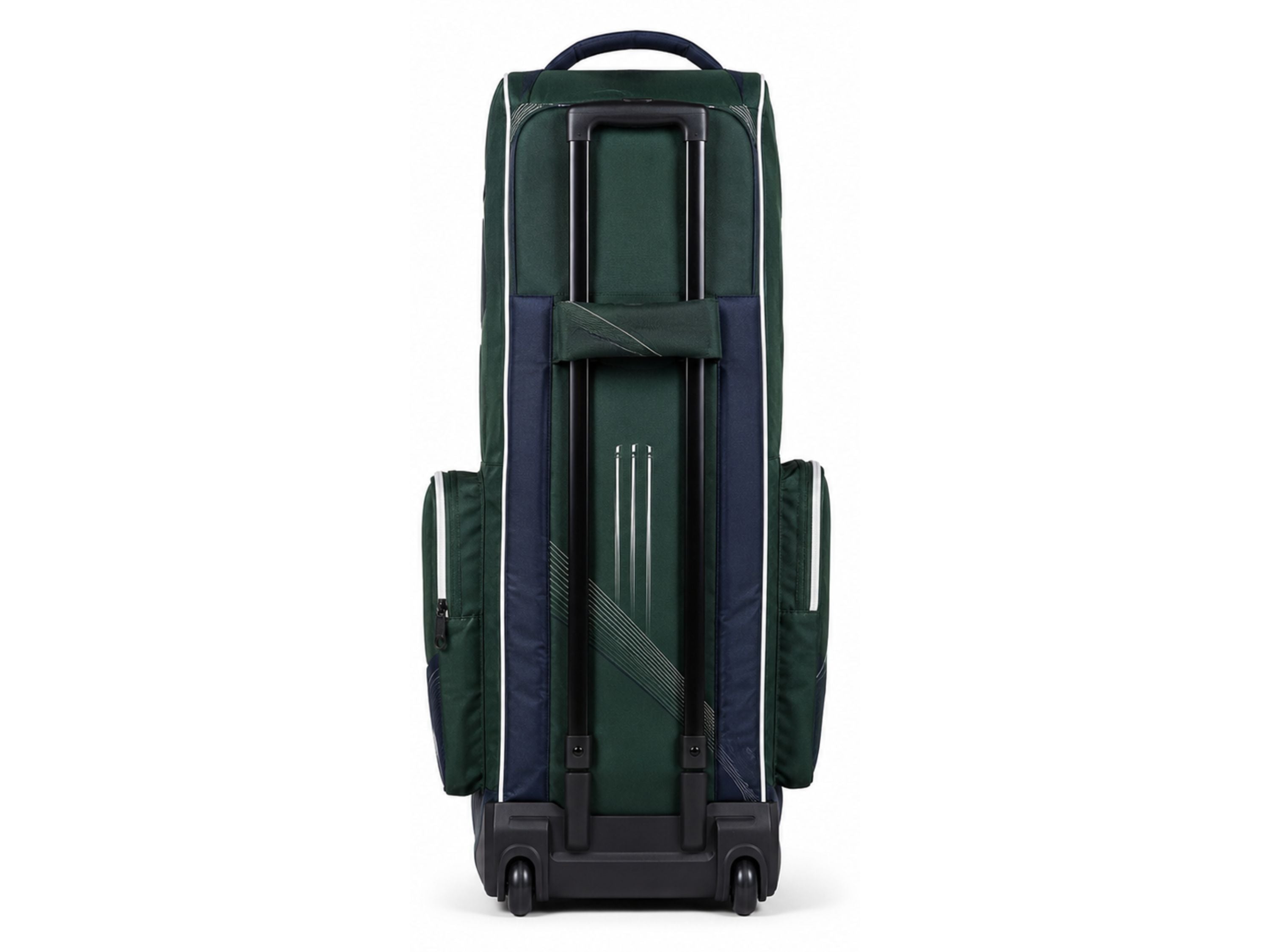 Custom Green Navy Cricket Kit Bag – Wholesale Team Gear Bag for Clubs