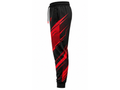 Custom Esports Jogger Pants | Wholesale Gaming Team Joggers | Black Red | Apparels Bridge