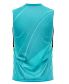 Custom Turquoise Football Practice Jersey – Sleeveless Soccer Training Vest
