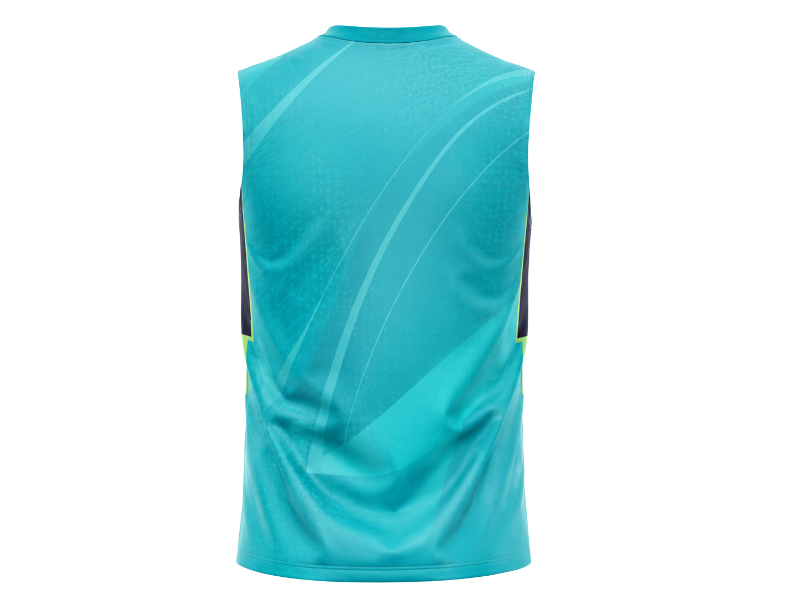 Custom Turquoise Football Practice Jersey – Sleeveless Soccer Training Vest