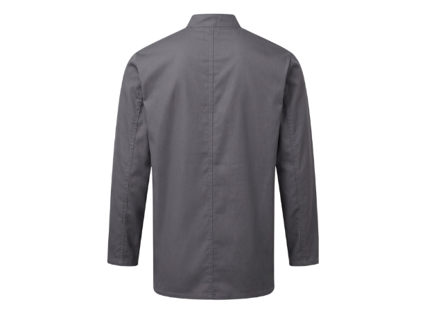 Long Sleeve Chef Jacket Grey | B2B Low MOQ Hospitality Workwear Manufacturer