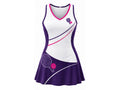 Custom Women's Pickleball Dress | Wholesale Pickleball Team Uniform Dress | White Purple Pink | Apparels Bridge