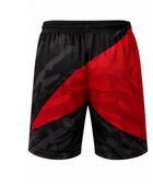 Black & Red Squash Shorts – Bulk Team Shorts, Low MOQ, Wholesale Performance Sportswear