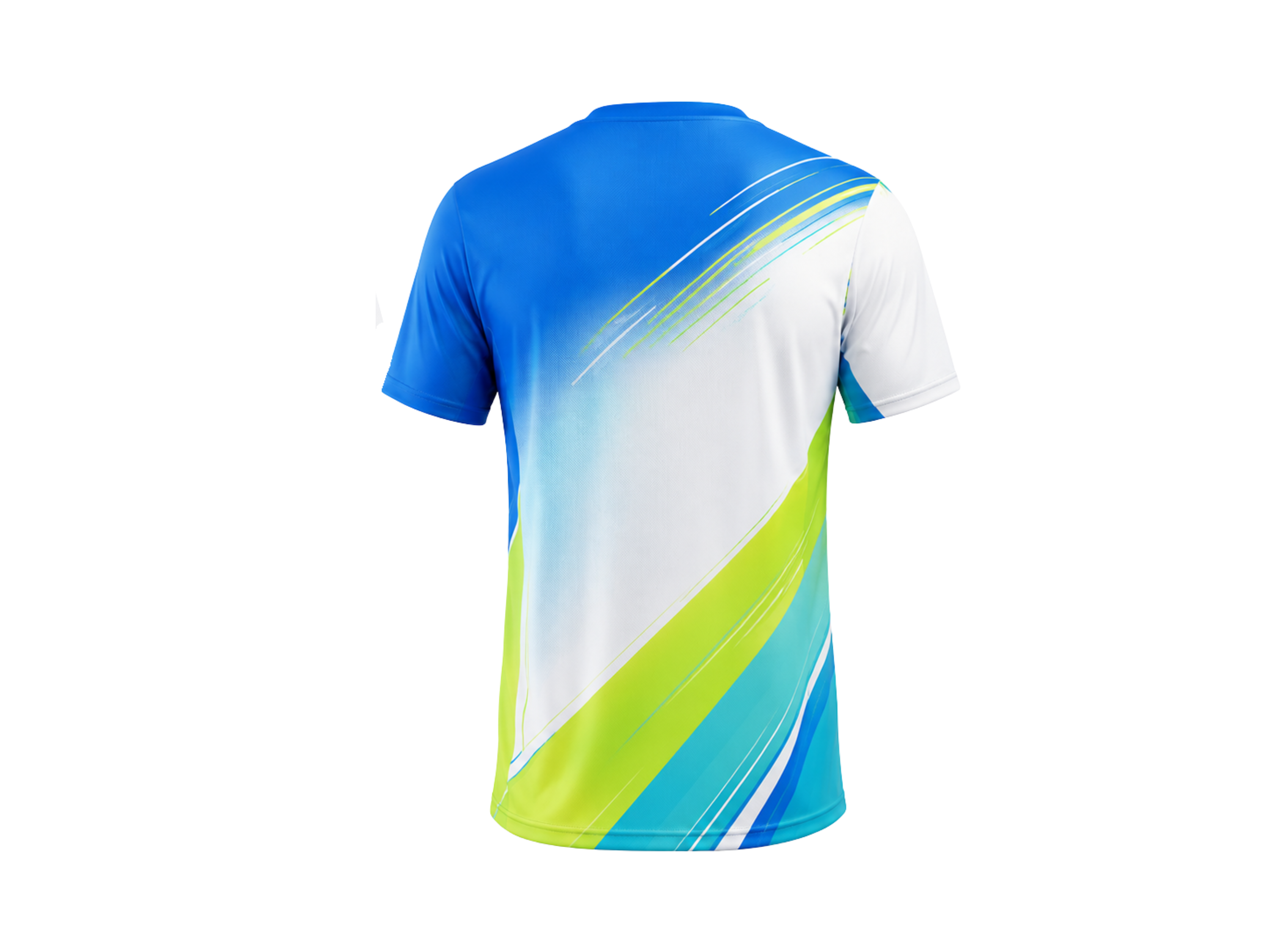 Custom White Blue Lacrosse Shooter Shirt – Wholesale Team Training Top