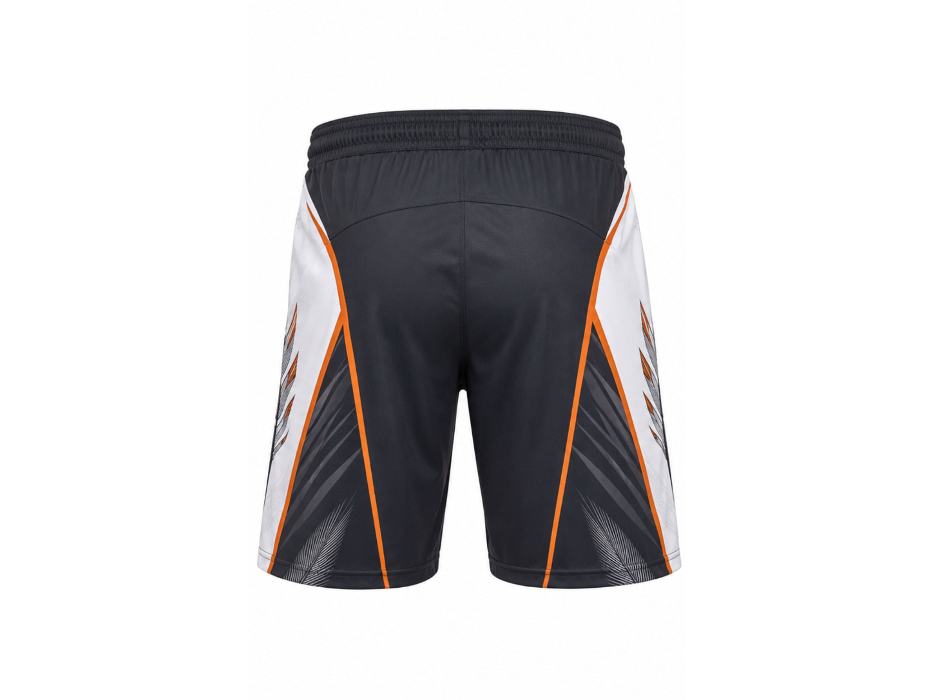 Black & orange Archery Shorts – Bulk Team Shorts, Low MOQ, Wholesale Performance Sportswear