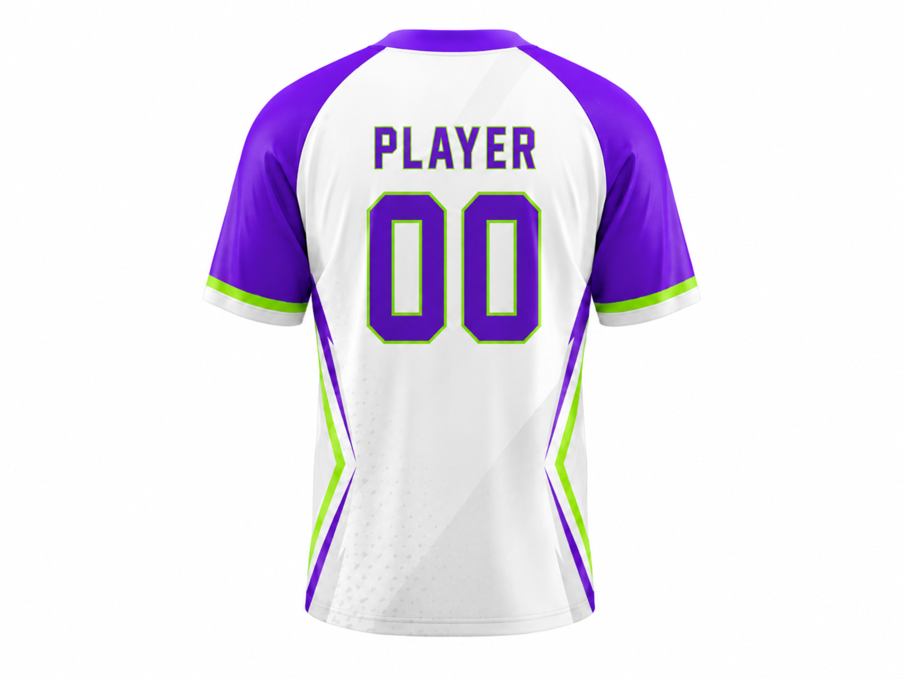 Custom Lacrosse Practice Jersey – White Purple Wholesale Team Training Shirt