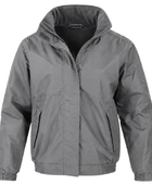 Security Workwear Jacket – Low MOQ B2B Waterproof Outerwear in Grey