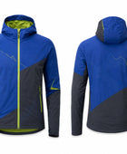 Climbing Softshell Jacket – Custom Blue Lime Full-Zip Teamwear