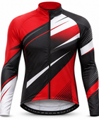 Custom Cycling Jacket | Wholesale Cycling Team Jacket | Black Red White | Apparels Bridge