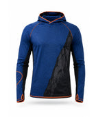 Custom Blue Charcoal Climbing Gym Pullover Hoodie – Wholesale Clubwear