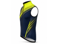 Custom Cycling Gilet Vest | Wholesale Cycling Team Vest | Navy Lime Yellow | Apparels Bridge