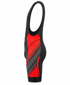 Custom Cycling Bib Shorts | Wholesale Cycling Team Bibs | Black Red | Apparels Bridge