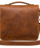 Hunting Cartridge Leather Satchel Bag – Tan Brown | B2B Low MOQ