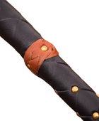 Braided Hunting Leather Whip – Black and Brown | B2B Low MOQ