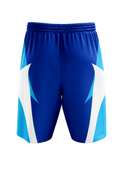 Blue & White ESports Shorts – Team Gaming Performance Wear, Wholesale Bulk, Low MOQ