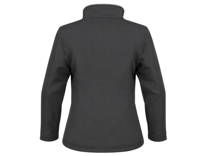 Ladies Soft Shell Jacket Black  B2B Low MOQ Custom Women’s Work Jacket Manufacturer