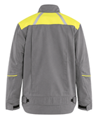 Welding Jacket Grey/Yellow B2B Low MOQ Industrial Workwear Manufacturer
