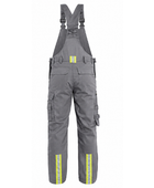 Welding Bib Trouser Grey/Yellow B2B Low MOQ Industrial Workwear Manufacturer
