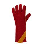 Wholesale Welders Gauntlet Red/Yellow B2B Low MOQ Workwear Gloves