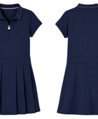 School Tennis Dress Navy Blue Pleated | B2B Low MOQ Wholesale Manufacturer